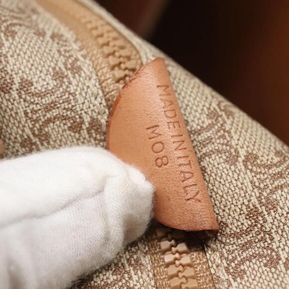 CELINE Macadam Canvas Tote Bag Pvc Beige Gold - Picture 13 of 13